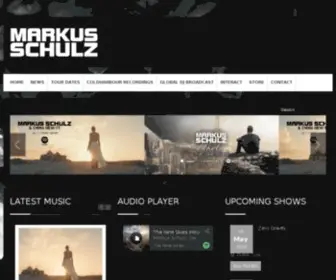 Markusschulz.com(Markus Schulz) Screenshot