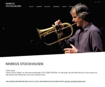 Markusstockhausen.de(Markus Stockhausen) Screenshot