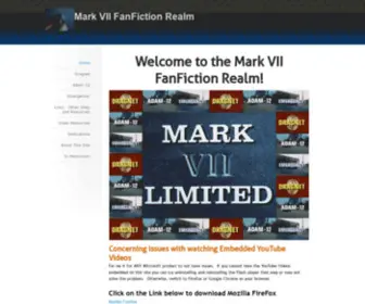 Markviifanfictionrealm.com(Mark VII FanFiction Realm) Screenshot