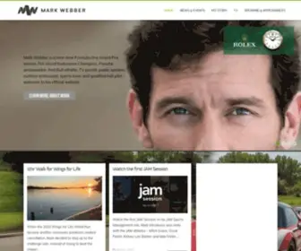 Markwebber.com(Mark Webber) Screenshot