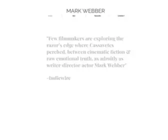 Markwebber.me(Mark Webber Actor Director Writer) Screenshot