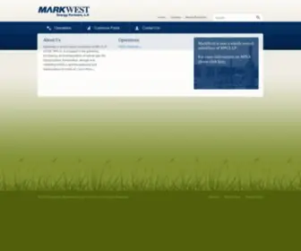 Markwest.com(MarkWest Energy Partners) Screenshot