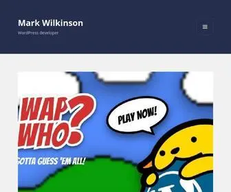 Markwilkinson.me(Mark Wilkinson WordPress developer) Screenshot