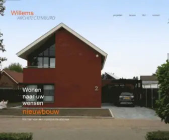 Markwillems.net(Architectenburo Willems) Screenshot