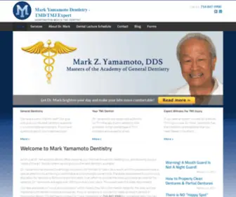 Markyamamotodental-TMJ.com(Markyamamotodental TMJ) Screenshot