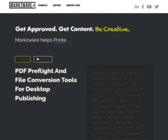 MarkZware.com(PDF Preflight & file conversion for graphic design) Screenshot