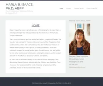 Marlabisaacs.com(Marla B) Screenshot