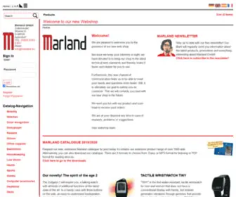 Marland.de(Marland.eu Onlineshop) Screenshot