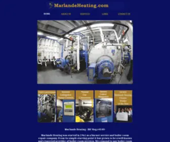 Marlandeheating.com(Marlande Heating) Screenshot