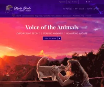 Marlasteele.com(Animal Communication and Healing With Energy) Screenshot