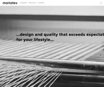 Marlatex.com(Woven) Screenshot