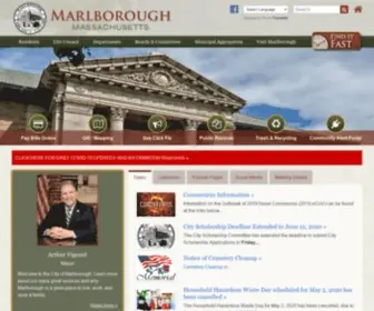 Marlborough-MA.gov(Marlboroughma) Screenshot