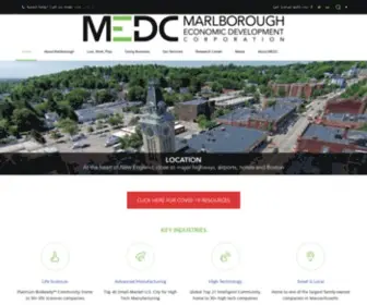 Marlboroughedc.com(Marlborough Economic Development Corporation) Screenshot