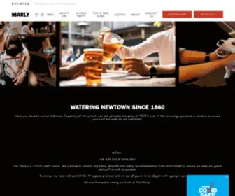 Marlboroughhotel.com.au(Live Music Pub and Party Venue) Screenshot