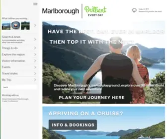 Marlboroughnz.com(Marlborough's Official Guide) Screenshot