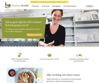 Marleenkookt.nl(Lekkere en gezonde maaltijden in Amsterdam) Screenshot