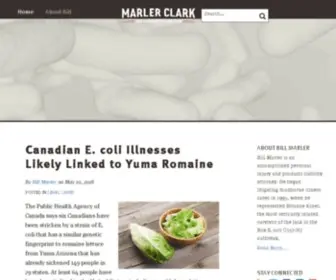 Marlerblog.com(Nationally recognized food poisoning attorney and food safety advocate Bill Marler) Screenshot