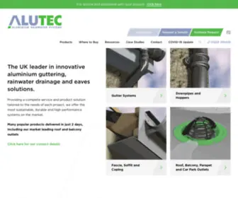 Marleyalutec.co.uk(Aluminium Guttering & Rainwater Systems From Marley Alutec) Screenshot
