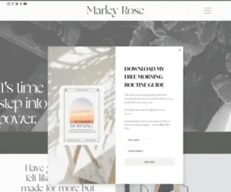 Marleyrose.ca(Marley Rose Harris) Screenshot