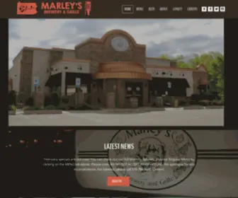 Marleysbrewery.com(Marley's Brewery and Grille) Screenshot