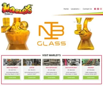 Marleystobacco.com(Smoke Shop) Screenshot