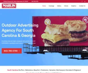 Marlinoutdooradvertising.com(Marlin Billboard Sales in South Carolina & Georgia) Screenshot