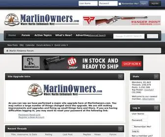 Marlinowners.com(Marlin Firearms Forum) Screenshot