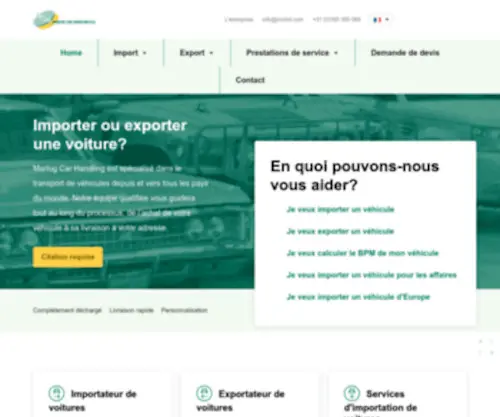 Marlog-Car-Handling.fr(Marlog Car Handling) Screenshot