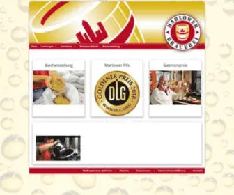Marlower-Brauerei.de(Marlower Brauerei) Screenshot