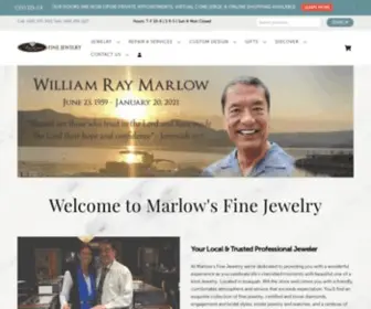 Marlowsfinejewelry.com(Marlow's Fine Jewelry) Screenshot