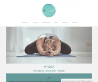 Marly-Yoga.ch(Willkommen bei MYOGA von Marly Rodenberg) Screenshot