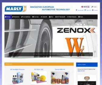 Marly.com(Additifs Huiles Moteur hautes performances pour voitures diesel et essence et motos) Screenshot