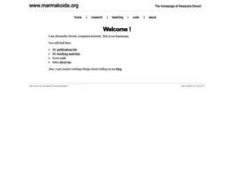 Marmakoide.org(Marmakoide) Screenshot