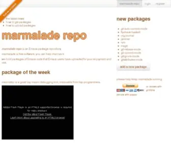 Marmalade-Repo.org(Marmalade Repo) Screenshot