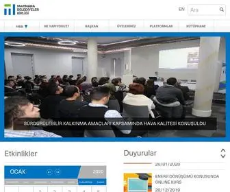 Marmara.gov.tr(Marmara belediyeler birliği) Screenshot