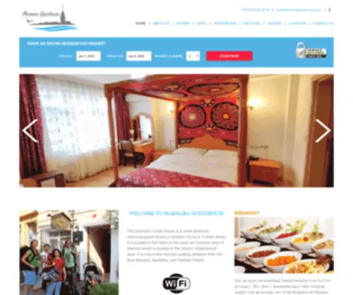 Marmaraguesthouse.com(The Marmara Guest House) Screenshot