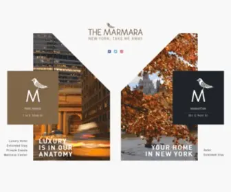 Marmaranyc.com(Hotels in New York) Screenshot