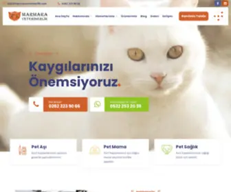 Marmaraveterinerlik.com(Marmara Veterinerlik) Screenshot