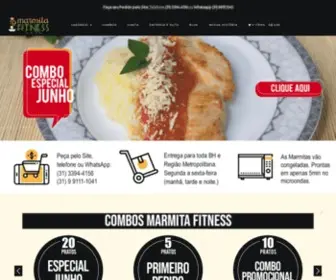 Marmitafitness.com(Marmita Fitness BH) Screenshot
