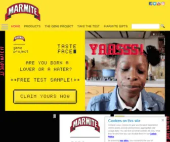 Marmite.co.uk(Marmite) Screenshot