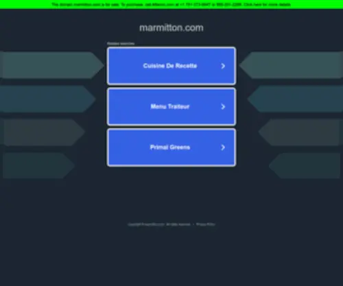 Marmitton.com(marmitton) Screenshot
