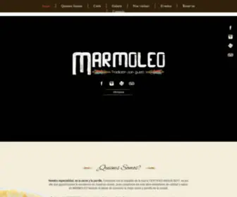 Marmoleorestaurante.com(Restaurante Marmoleo) Screenshot