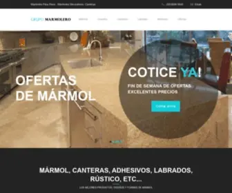 Marmolmexico.com(Mármol Nacional) Screenshot