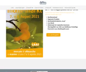 Marmorundmarillen.com(Das Kulturfest Marmor und Marillen Laas) Screenshot