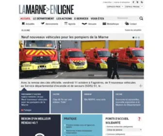 Marne.fr(Conseil général) Screenshot