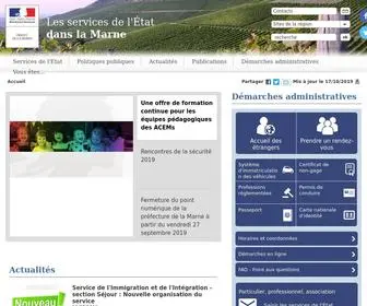 Marne.gouv.fr(Actualités) Screenshot