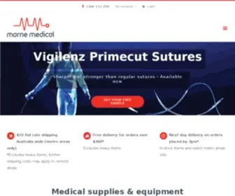 Marnemedical.com.au(Medical Supplies & Equipment Australia) Screenshot
