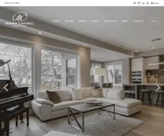 Marniecampbell.ca(Calgary Real Estate Listings) Screenshot