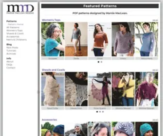 Marniemaclean.com(All Patterns) Screenshot