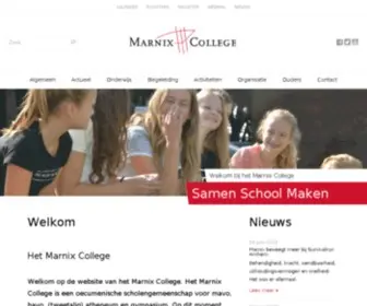 Marnixcollege.nl(Marnix College) Screenshot